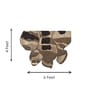 Set Of 1 Espresso-Brown High Texture Wool Wall Art