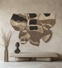 Set Of 1 Espresso-Brown High Texture Wool Wall Art