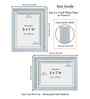 Grey & White Pvc 5X7 Inch Single Photo Frames
