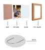 Light Brown Pvc 5X7 Inch Single Photo Frames