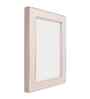 Light Wood Tone With Gold Trim Pvc 5X7 Inch Single Photo Frames