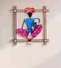 Multicolour Iron Dafali Musician Wall Art