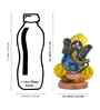 Multicolour Iron Ganesha Drum Decorative Figurine