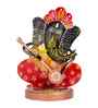 Multicolour Iron Ganesha Veena Tabletop Decor