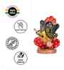 Multicolour Iron Ganesha Veena Tabletop Decor
