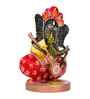 Multicolour Iron Ganesha Veena Tabletop Decor