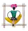 Multicolour Iron Harmonium Musician Wall Hanging