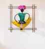 Multicolour Iron Harmonium Musician Wall Hanging