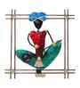 Multicolour Iron Ravanahatha Musician Wall D cor