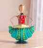 Multicolour Iron Traditional Musician Showpiece