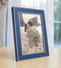 Nile Blue & Gold Pvc 5X7 Inch Single Photo Frames