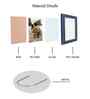 Nile Blue & Gold Pvc 5X7 Inch Single Photo Frames