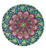 Set of 1 Pure Cotton Geometric Print Digitally Printed Table Runner