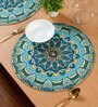 Set of 1 Pure Cotton Geometric Print Digitally Printed Table Runner