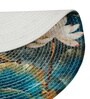 Set of 1 Pure Cotton Solid Pattern Frill All Around Reversible Table Runner
