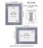 Regent Grey Pvc 5X7 Inch Single Photo Frames
