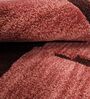 Set Of 1 Rust And Baby Pink High Texture Wool Wall Art