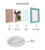 Turquoise Blue Pvc 5X7 Inch Single Photo Frames
