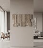 Set Of 1 Warm Light Brown High Texture Wool Wall Art