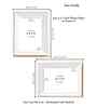 White & Beige Pvc 5X7 Inch Single Photo Frames