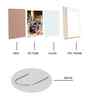White & Beige Pvc 5X7 Inch Single Photo Frames
