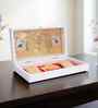 White Pvc Ganesh Charan Paduka Box
