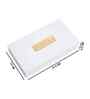 White Pvc Ganesh Charan Paduka Box