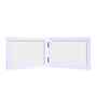 White Pvc Premium Foldable Tabletop 5X7 Inch Single Photo Frames