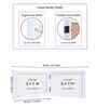White Pvc Premium Foldable Tabletop 5X7 Inch Single Photo Frames