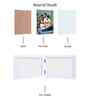 White Pvc Premium Foldable Tabletop 5X7 Inch Single Photo Frames