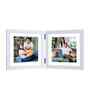 White Pvc Premium Foldable Tabletop 6X6 Inch Single Photo Frames