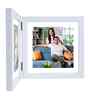 White Pvc Premium Foldable Tabletop 6X6 Inch Single Photo Frames