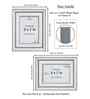 White Pvc 5X7 Inch Single Photo Frames