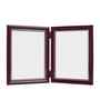 Wine & Gold Pvc Premium Foldable Tabletop 5X7 Inch Single Photo Frames