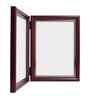 Wine & Gold Pvc Premium Foldable Tabletop 5X7 Inch Single Photo Frames
