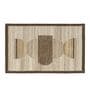 Set Of 1 Wood-Brown High Texture Wool Wall Art