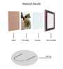 Woody Brown Pvc 5X7 Inch Single Photo Frames