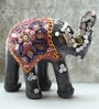 Set of 10 Multicolour Elephant Decorative Figurines for Home Decor