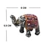 Set of 10 Multicolour Elephant Decorative Figurines for Home Decor