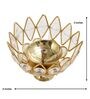 4 Inch Crystal Diyas (Set Of 2)