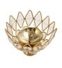 4 Inch Crystal Diyas (Set Of 2)