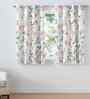 Multicolor Cotton Floral 5ft Window Curtains (2 Pcs)