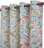Multicolor Cotton Floral 5ft Window Curtains (2 Pcs)
