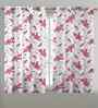 Multicolor Cotton Floral 5ft Window Curtains (2 Pcs)