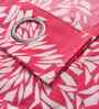 Pink Cotton Floral 7ft Door Curtains (2 Pcs)