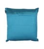 Blue Jute Striped 24x24 inches Cushion Cover (2Pc)