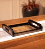 Set of 2 Acacia Wood Serving Tray