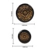 Set of 2 Acacia Wood Side Plate