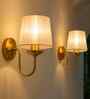 Set of 2 Antique Brass Wall Sconces