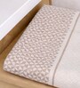 Set Of 2 Beige Cotton Bath & Hand Towels Set